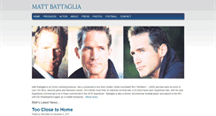 Desktop Screenshot of mattbattaglia.com